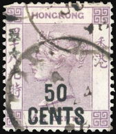 O 50c. On 48c. Dull Purple. F. - Other & Unclassified