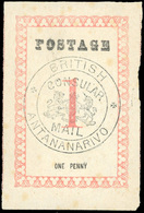 (*) 1d. Rose. ''BRITISH CONSULAR MAIL ANTANANARIVO'' In Black. VF. - Andere & Zonder Classificatie