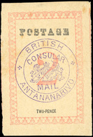 (*) 2d. Rose. ''BRITISH CONSULAR MAIL ANTANANARIVO'' In Violet. VF. - Sonstige & Ohne Zuordnung