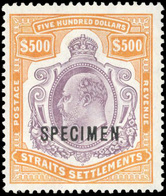 * 500$. Purple Ans Orange. Optd ''SPECIMEN''. SUP. - Andere & Zonder Classificatie