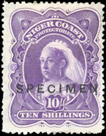 * 2 Values. Optd. SPECIMEN. SUP. - Nigeria (...-1960)