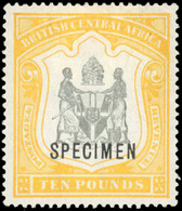 * Set Of 3. Optd. SPECIMEN. VF. - Nyassaland (1907-1953)