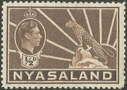 * + 132a + 133 + 133a + 134/143. Set Of 16. F To VF. - Nyassaland (1907-1953)