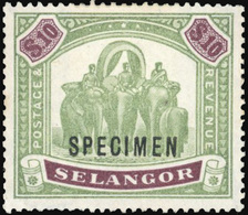 * Set Of 4. Optd. SPECIMEN. SUP. - Sarawak (...-1963)