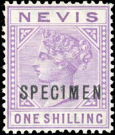 * Set Of 2. Optd. SPECIMEN. VF. - St.Christopher, Nevis En Anguilla (...-1980)