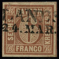 O 6K. Obl. Cachet Linéaire. TB. - Altri & Non Classificati