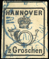 O 1/2gr. Noir. Obl. TB. - Hanover