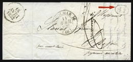 O 2 Marques Postales. L'une Avec Cachet COLMAR 2 Décembre 1826 Et L'autre Avec Grand CàD à Demi-fleurons De 1832. TB. - Altri & Non Classificati