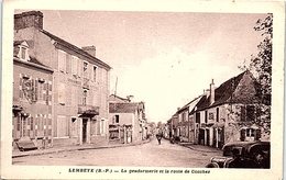 64 - LEMBEYE -- La Gendarmerie Et La Route De Conchez - Lembeye
