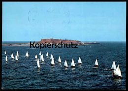 ÄLTERE POSTKARTE HELGOLAND 1971 SEGELREGATTA Segeln Sailing Regatta Insel Ansichtskarte AK Postcard Cpa - Helgoland