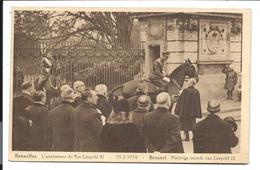 L'avènement Du ROI Léopold III - à Cheval - Bruxelles 1934 - VENTE DIRECTE X - Personaggi Famosi