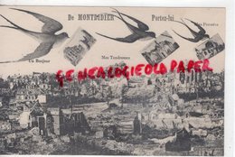 80 - MONTDIDIER - HIRONDELLE PORTEZ LUI MES PENSEES  - SOMME - Montdidier