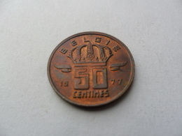 50 Centimes 1977 Type Mineur En Néerlandais - 50 Cents