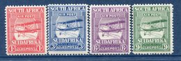 Afrique Du Sud - Poste Aérienne - N° 1 à 4 * - Neuf Avec Charnière - - Non Classificati