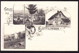 1905 AK Aus Hüttingen Gelaufen Nach Zürich - Autres & Non Classés