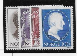 Norvège N°569/572 - Neuf ** Sans Charnière - TB - Nuevos