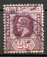 MALACCA  (Colonie Britannique) - 1912-13 - N° 145 - 25 C. Violet-brun Et Rose-lilas - (George V) - Malacca