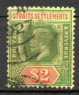 MALACCA  (Colonie Britannique) - 1912-13 - N° 149 - 2 D. Vert Et Rouge S. Jaune - (George V) - Malacca