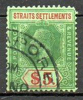 MALACCA  (Colonie Britannique) - 1912-13 - N° 150 - 5 D. Vert Et Carmin S. Vert-jaune - (George V) - Malacca