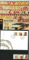 Norway 2001 Handicrafts, Mi 1368-1370, MNH(**) And FDC In Folder - Lettres & Documents