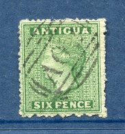 Antigua - N° 3a - Oblitéré - Vert Jaune - 1858-1960 Colonia Británica