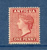 Antigua - N° 6 * - Neuf Avec Charnière - Vert Jaune - 1858-1960 Kolonie Van De Kroon