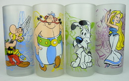 4 VERRES ASTERIX DU PARC 2004 VERRE - Arte Della Tavola