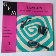 TANGOS M.DE CURTIS Et Son Orchestre Tango - Instrumental