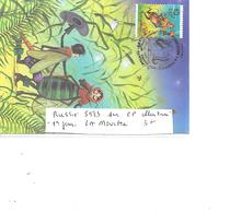 RUSSIE N° 5983 SUR CP ILLSUTREE 1ER JOUR LA MOUCHE - FDC