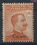 Ägäische Inseln 13II Postfrisch 1912 Aufdruckausgabe Caso (9423254 - Ägäis (Caso)