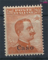 Ägäische Inseln 13II Postfrisch 1912 Aufdruckausgabe Caso (9423255 - Ägäis (Caso)