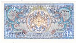 Bhutan P 12 A - 1 Ngultrum 1986 - UNC - Bhoutan