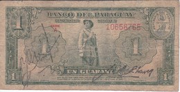 BILLETE DE PARAGUAY DE 1 GUARANI DEL AÑO 1943  (BANKNOTE) - Paraguay