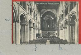 CARTOLINA NV REGNO UNITO - Rochester Cathedral - Nave Looking East - 9 X 14 - 1919 - Rochester