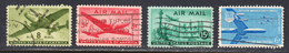 USA 1941-57 Air Mail, Cancelled, Sc# C26, C32, C35, C49 - 2a. 1941-1960 Used