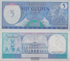 Suriname Pick-number: 125 Uncirculated 1982 5 Gulden - Suriname