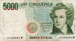 ITALIA 5000 LIRE 1985  P-111b2  Circ. - 5000 Liras