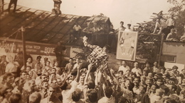 RUSSIA. USSR   Volleyball, Men Team. OLD USSR Original Photo PC Size. 1960s Cup Winners - Volleybal