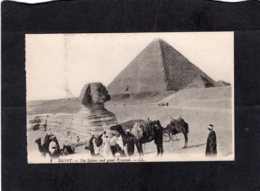 92974     Egitto,  The  Sphinx  And  Great  Pyramid,  NV - Sphinx