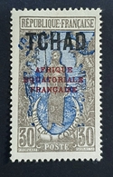 1925-1928 Local Motives, Overprinted AOF, Française, Republique Du Tchad, *, ** Or Used - Ungebraucht