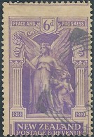Nuova Zelanda,New Zealand,1919 -1920 Victory Stamps,6P Violet Used - Oblitérés