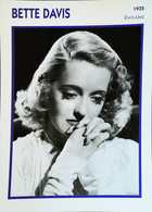 Bette DAVIS (1935)  Fiche Portrait Star Cinéma - Filmographie - Photo Collection Edito Service - Photographs