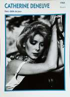 Catherine DENEUVE "Belle De Jour" (1966)   Fiche Portrait Star Cinéma - Filmographie - Photo Collection Edito Service - Photographs