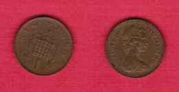 GREAT BRITAIN  1 NEW PENNY 1971 (KM # 915) #6001 - 1 Penny & 1 New Penny