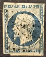 FRANCE 1852 - Canceled - YT 10 - 25c - 2me Choix! - 1852 Luigi-Napoleone