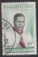 CONGO N° 137 O Y&T 1960 Abbé Fulbert Youlou - Oblitérés