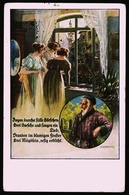 Volksliederkarte  -  Zogen Durchs Stille Dörfchen  -  Von Ca.1930  (12740) - Braun, W.