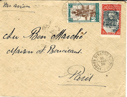 1935- Enveloppe Par Avion De SIKASSO ( Soudan )  Affr. à 3,50 F  Pour Paris - Cartas & Documentos