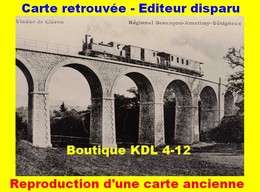 BVA 681-11 -Train Sur Le Viaduc De CLERON - CF Doubs - Reproduction - Andere Gemeenten