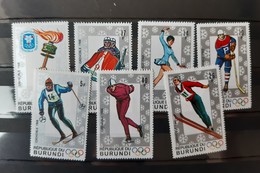 Burundi  MNH(**)1968 Winter Olympic Games - Grenoble, France - Winter 1968: Grenoble